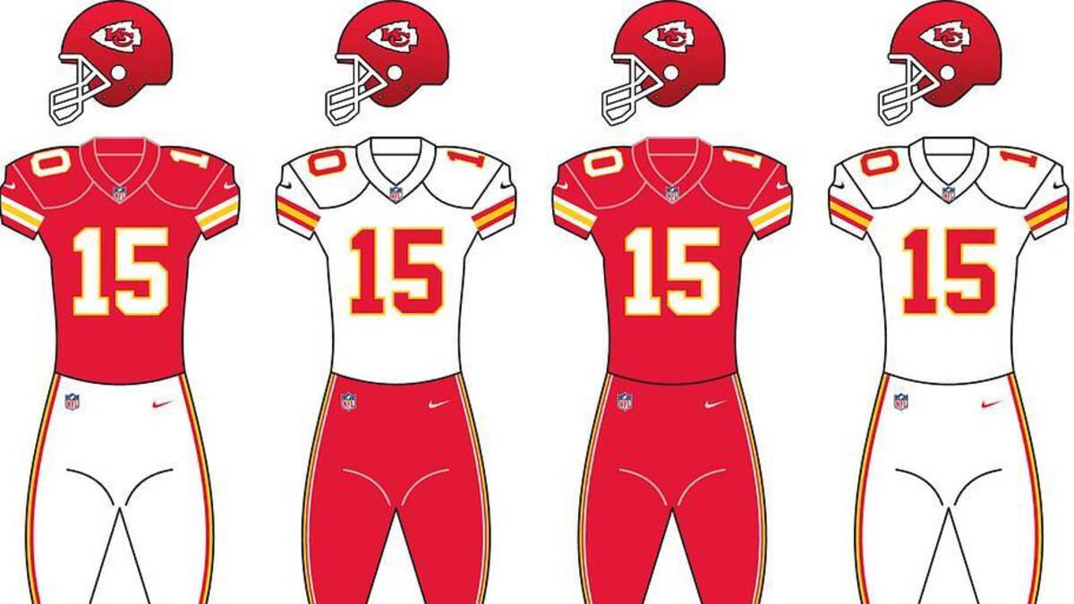  The Chiefs keep it simple with their uniforms. | Photo via Wikipedia 