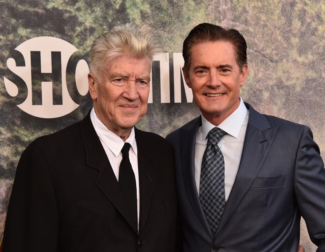 David Lynch and Kyle MacLachlan at the premiere of “Twin Peaks: The Return” in 2017.