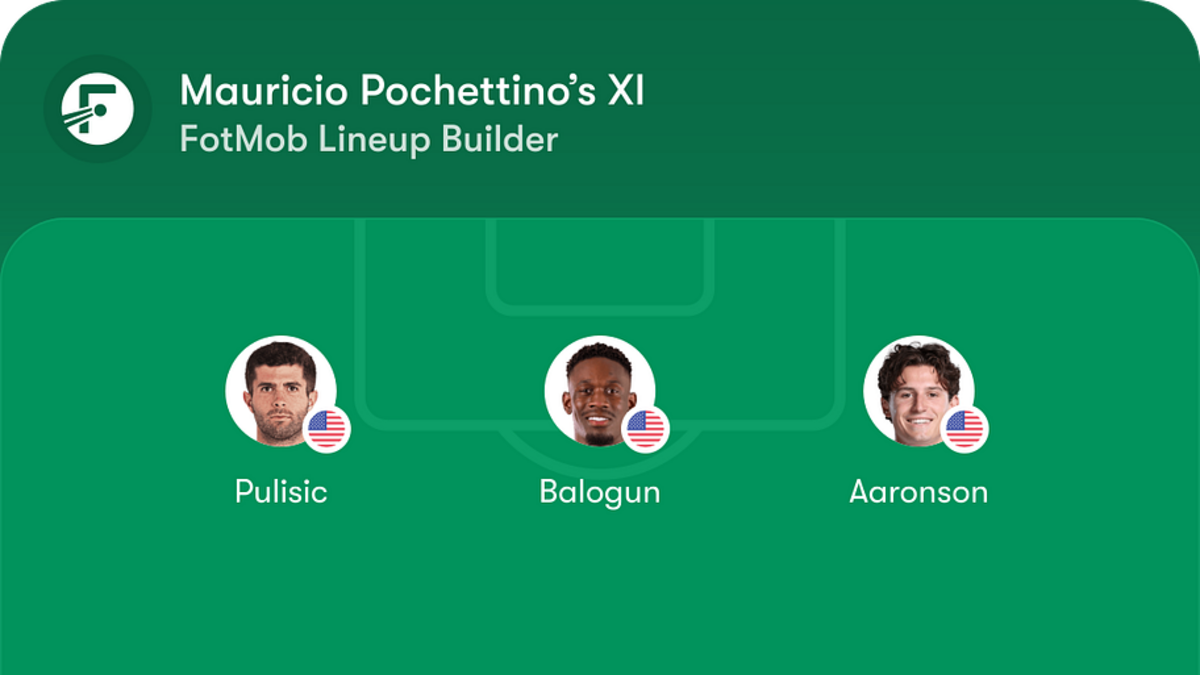  Folarin Balogun is among the players recalled to Poch's starting lineup. | FotMob 