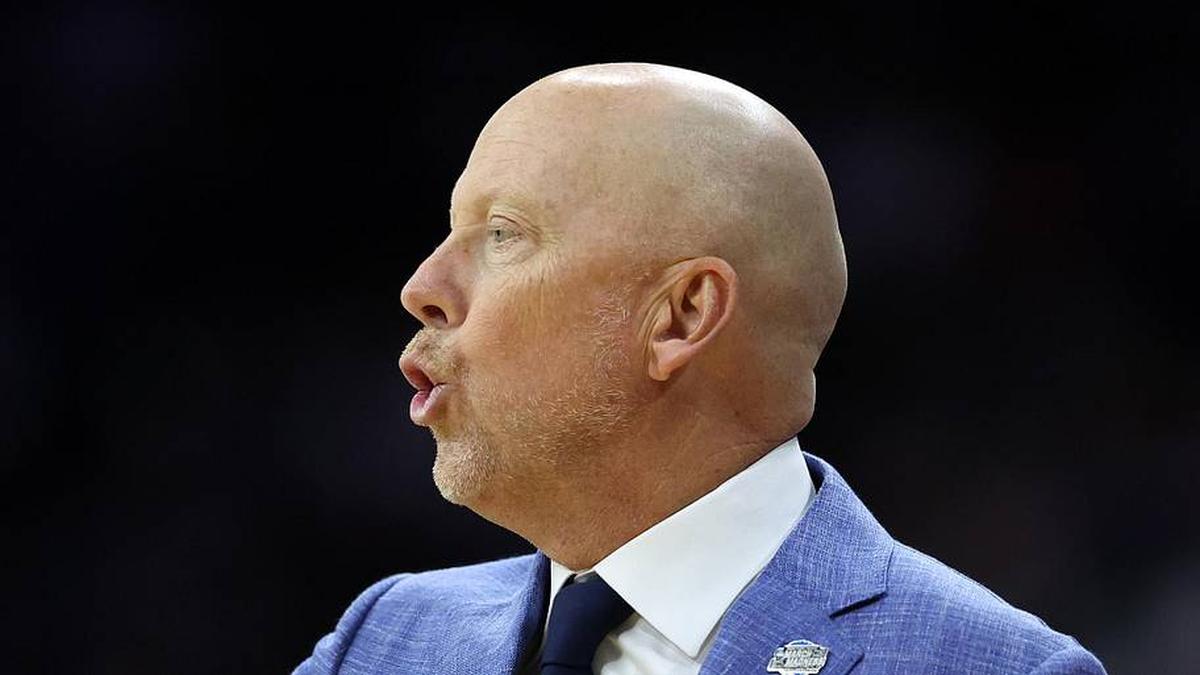  Mar 20, 2026; Philadelphia, PA, USA; UCLA Bruins head coach Mick Cronin reacts in the first half during a first round game of the men's 2026 NCAA Tournament at Xfinity Mobile Arena. Mandatory Credit: Bill Streicher-Imagn Images | Bill Streicher-Imagn Images 