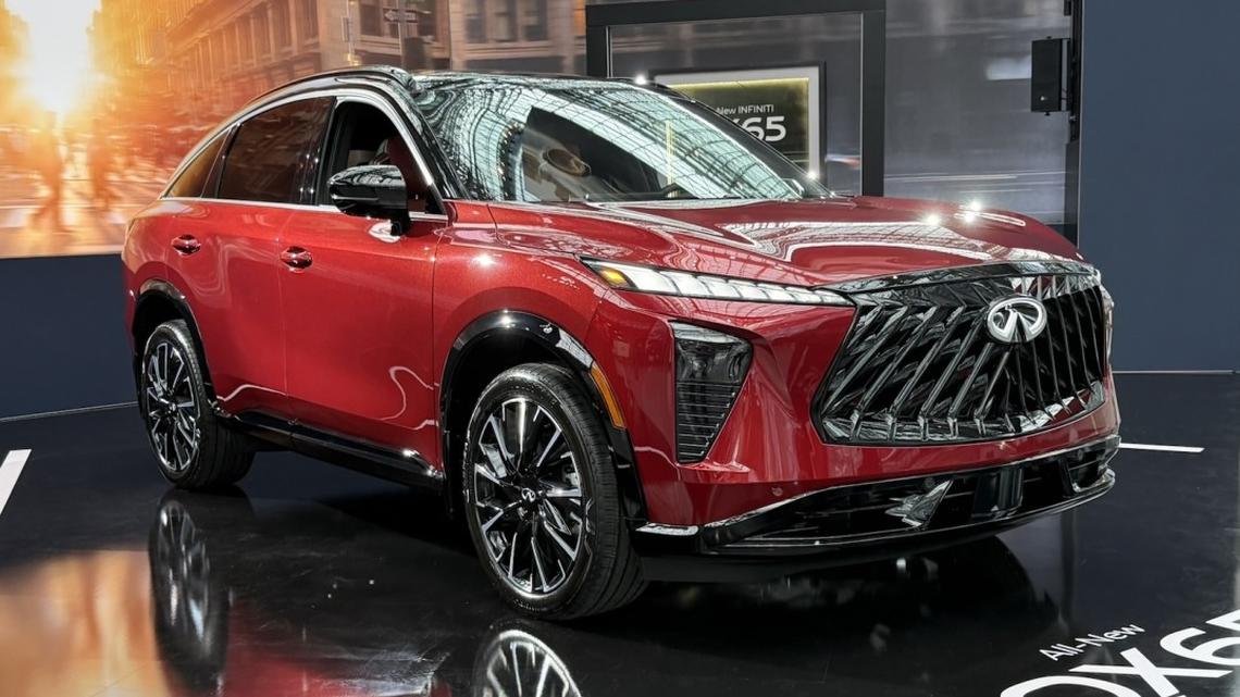 The Infiniti QX65 Looks Ready for a Red Sport Comeback