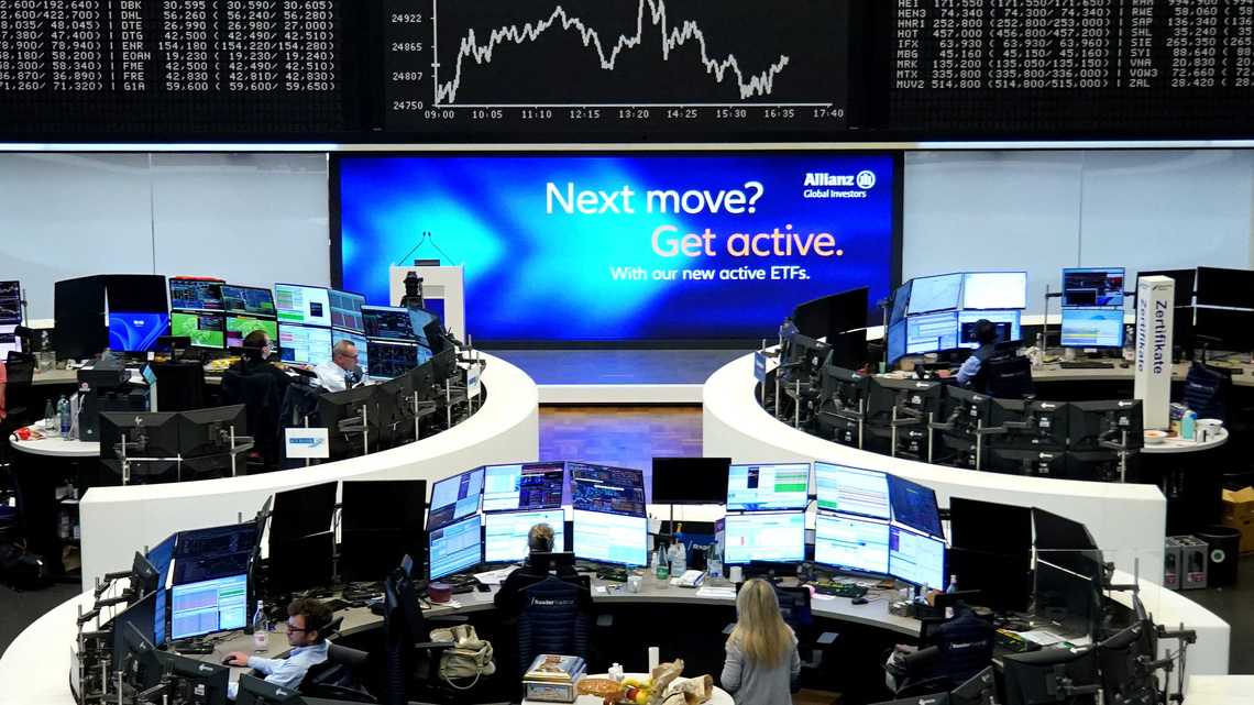 European shares steady as markets assess earnings, Middle East tensions 