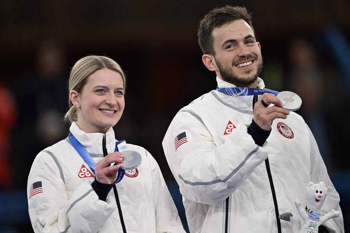  Cory Thiesse and Korey DropkinPhoto by François-Xavier MARIT / AFP 