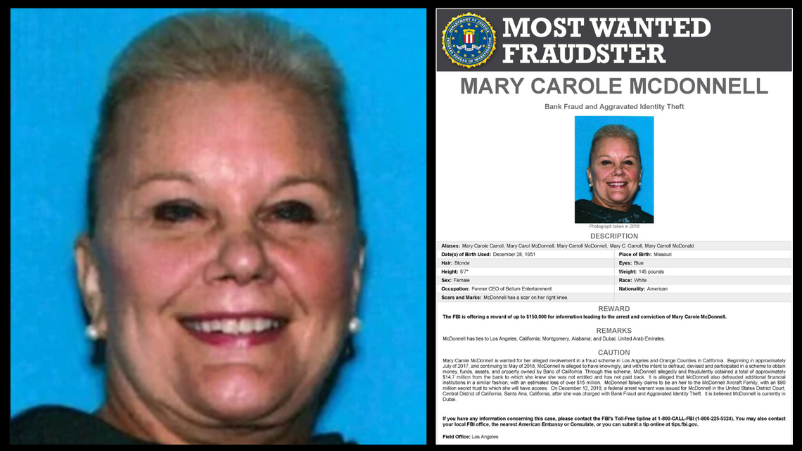 FBI Offers $150,000 Reward for Arrest of True-Crime TV Executive Mary Carole McDonnell, Who's Vanished From L.A. 