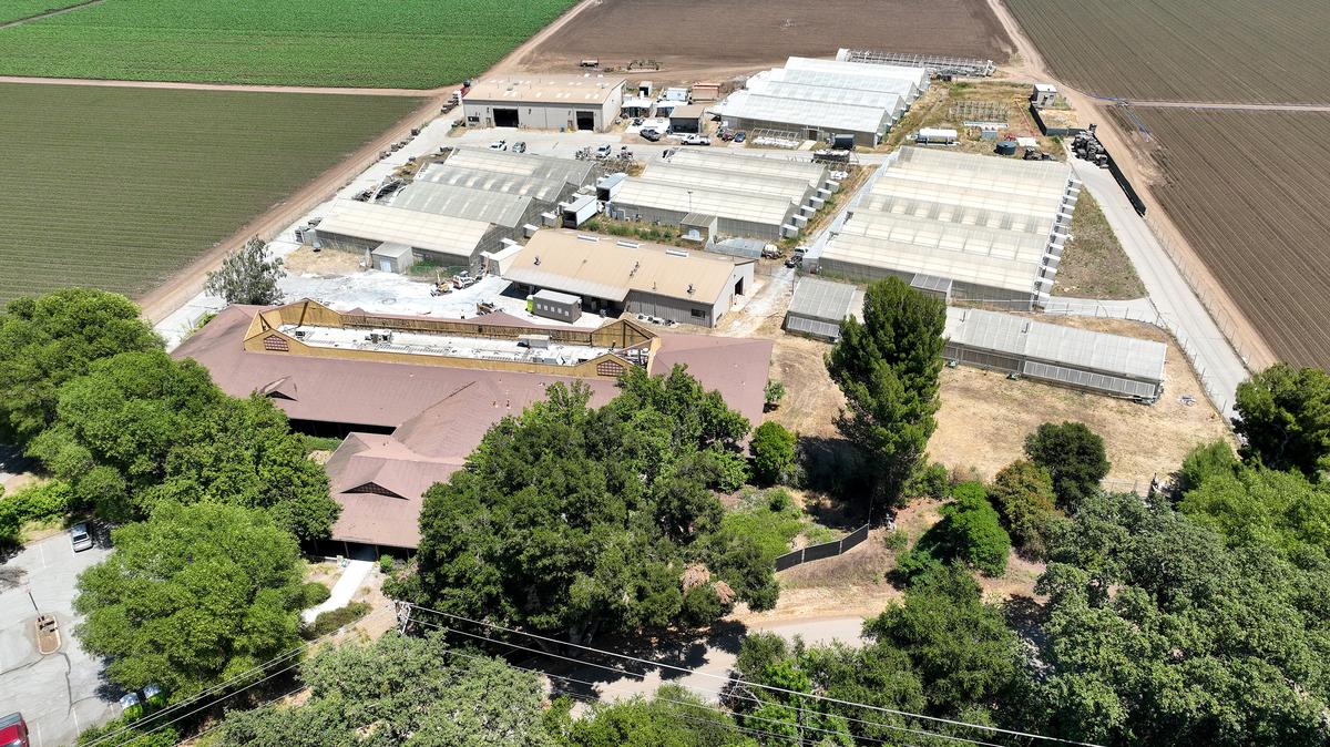 An areial view of a potential U.S. Immigration and Customs Enforcement detention center in Gilroy, California, on Thursday, May 14, 2026. (Nhat V. Meyer/Bay Area News Group/TNS)