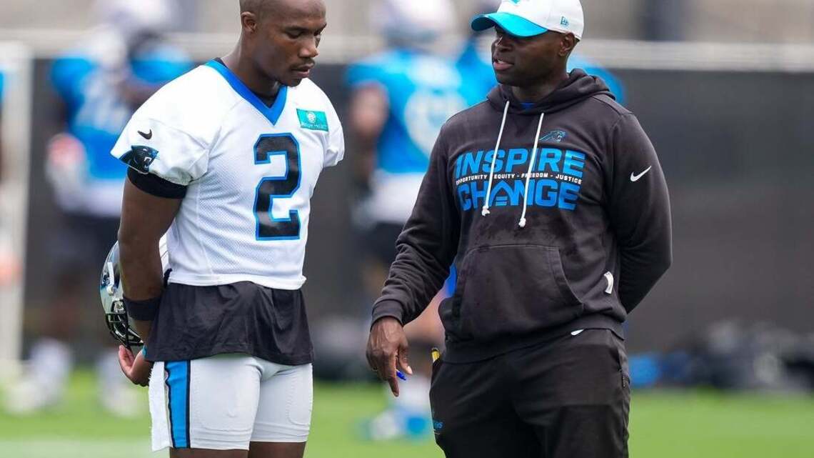 Panthers fire defensive coordinator Ejiro Evero 