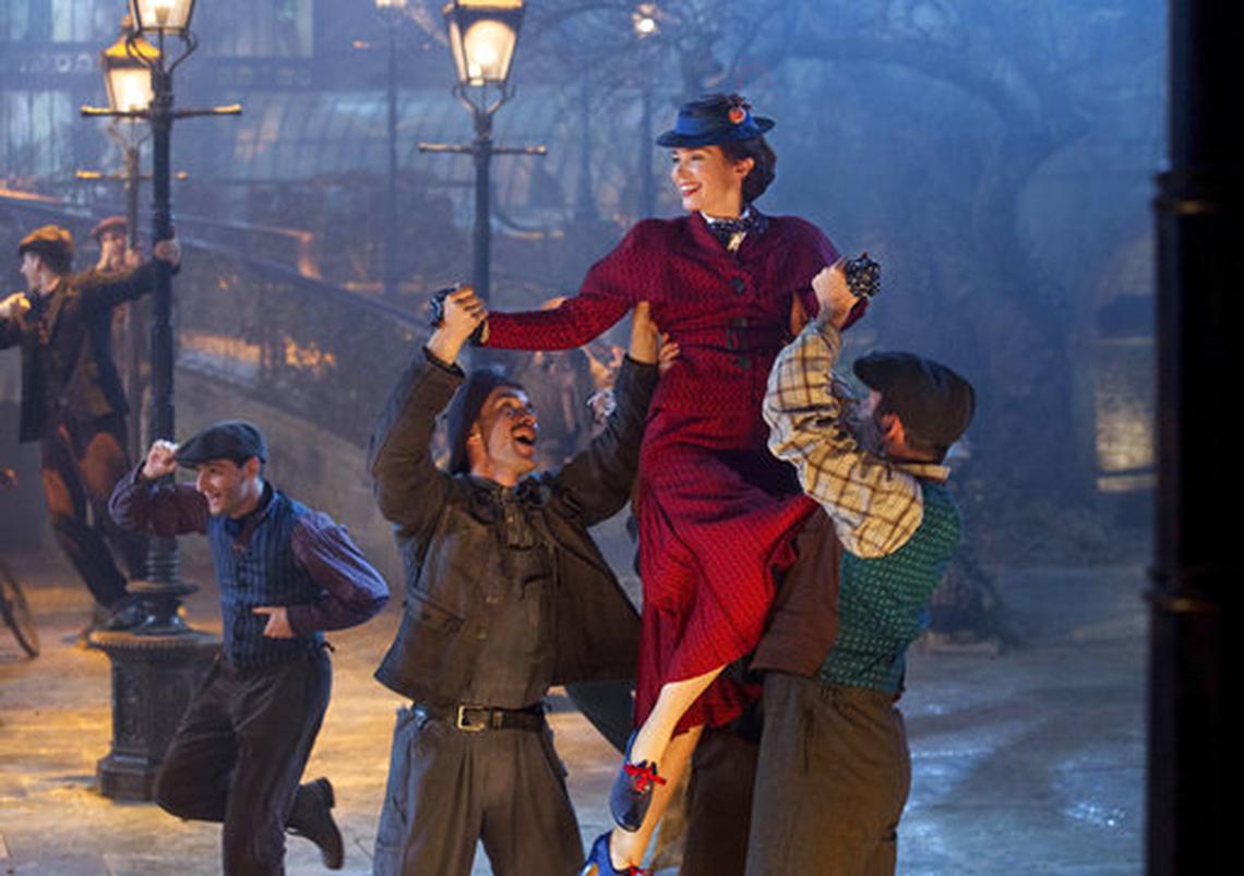 Emily Blunt as Mary Poppins in “Mary Poppins Returns.”