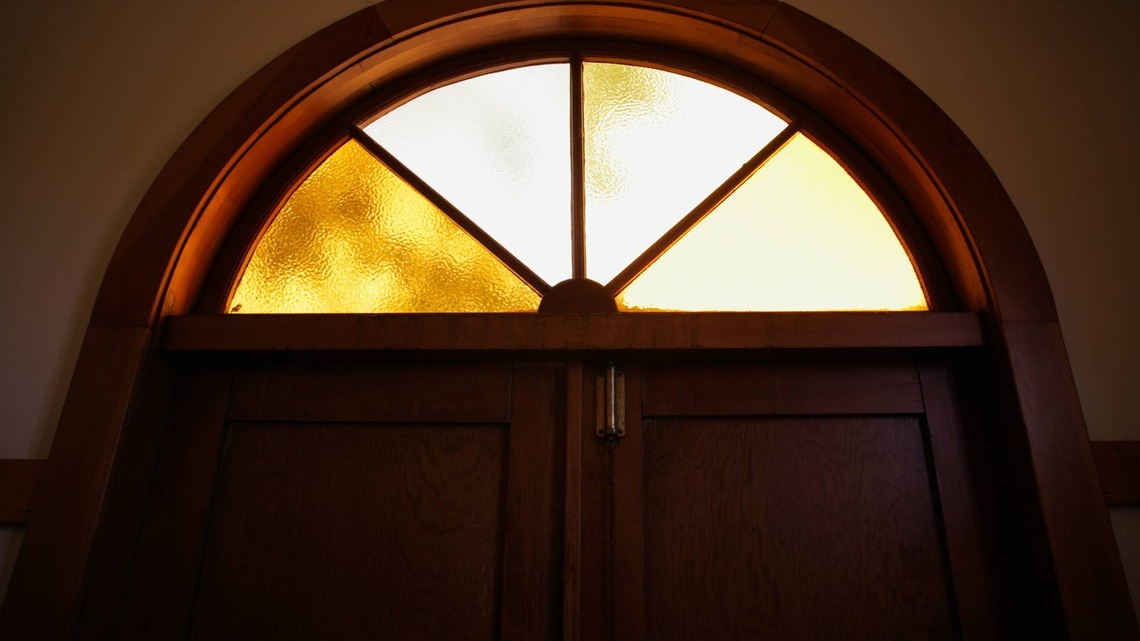 Give Your Front Door a Colorful Stained-Glass-Inspired Upgrade
