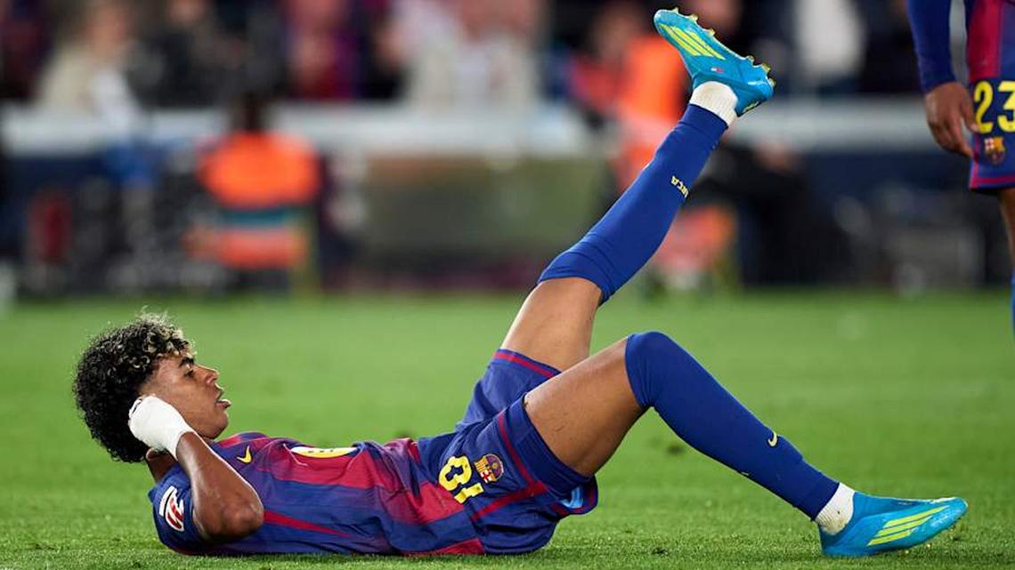  Lamine Yamal may have worsened his hamstring injury himself. | Pablo Rodriguez/Quality Sport Images/Getty Images 