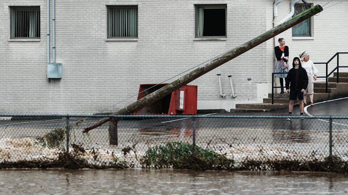 See damage, flooding from Illinois, Indiana derecho