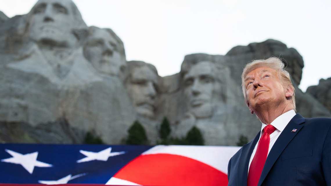 Trump commemorates Fourth of July with speech at Mount Rushmore 