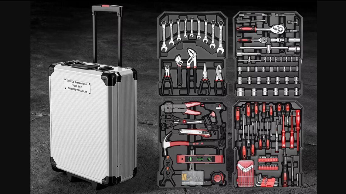 This 399-Piece Rolling Tool Set Is Currently on Sale for Over 60% Off at Macy's 