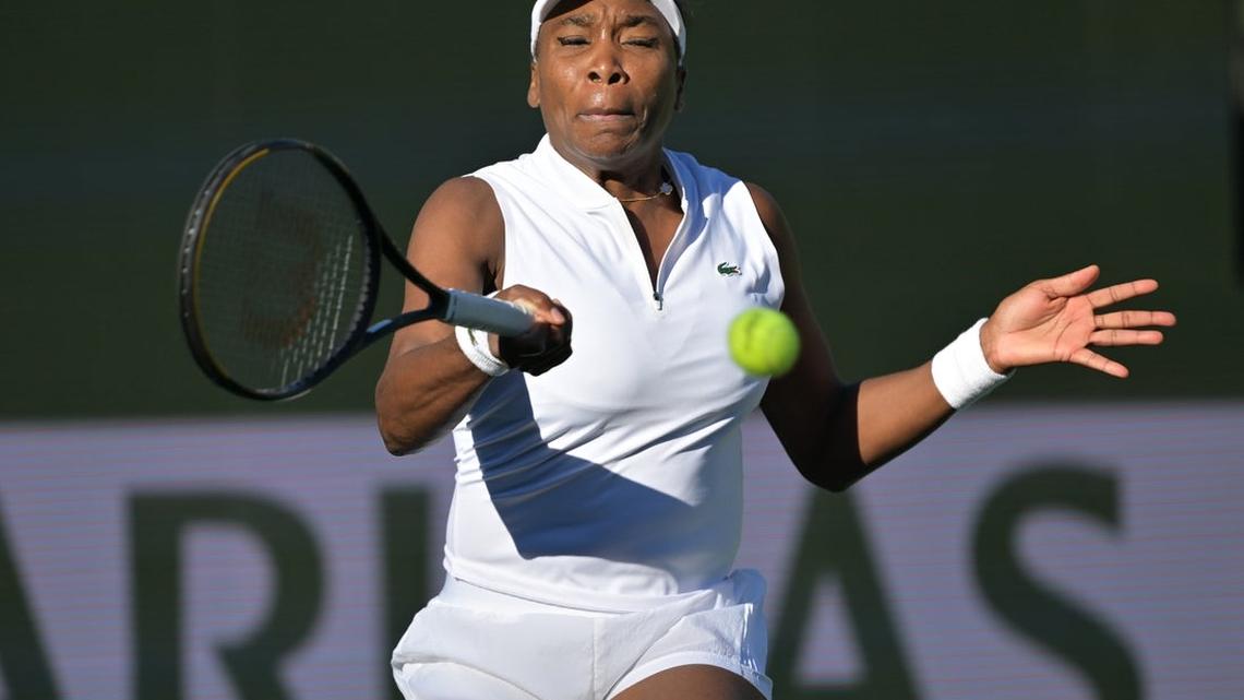 Venus Williams, 45, loses to qualifier in first round at Indian Wells 