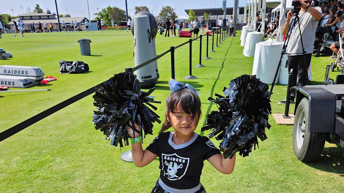  Las Vegas Raiders Fans were at Training Camp Today | Dexter Ernest Wayne Carpenter, Sports Illustrated 