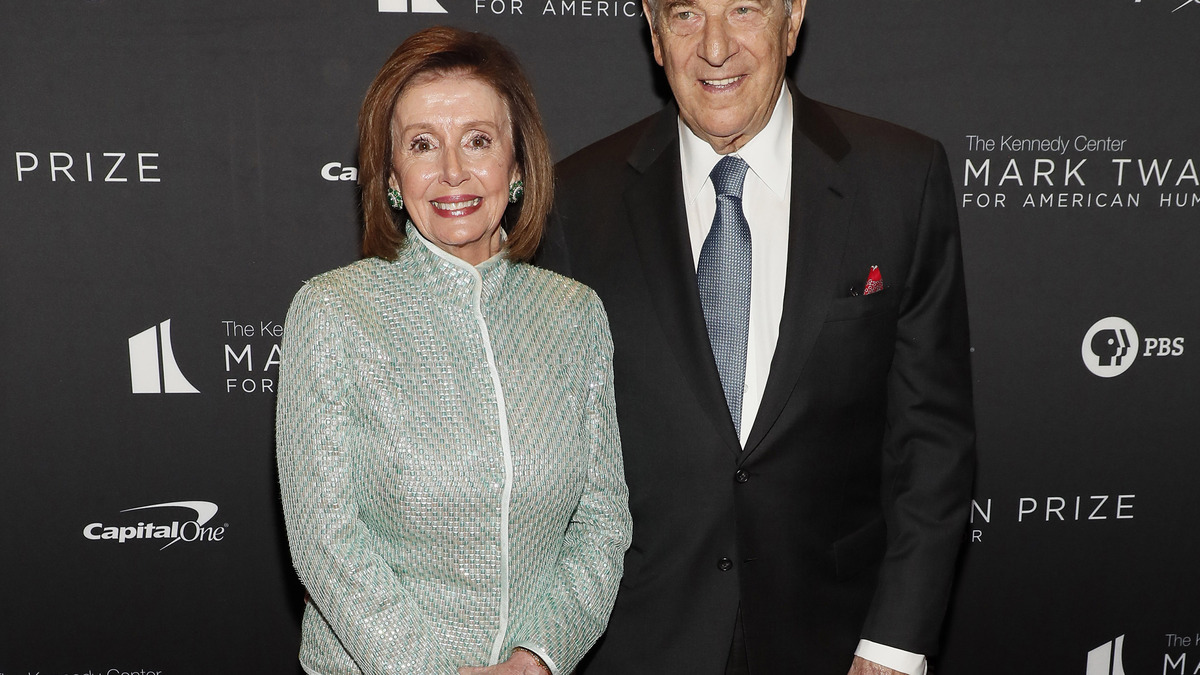 Nancy Pelosi and Paul Pelosi attend the 23rd Annual Mark Twain Prize for American Humor at The Kennedy Center on April 24, 2022, in Washington, D.C. (Paul Morigi/Getty Images/TNS)
