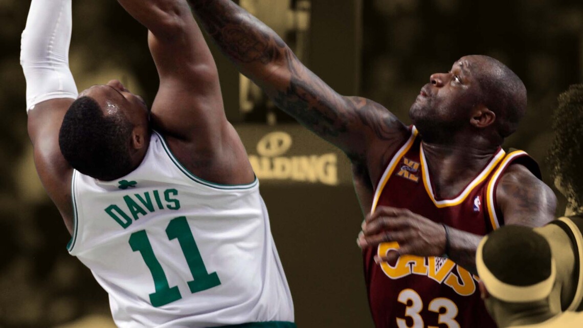 Glen Davis claims he pinned Shaquille O'Neal to the ground in a wrestling contest when he was 15 years old 