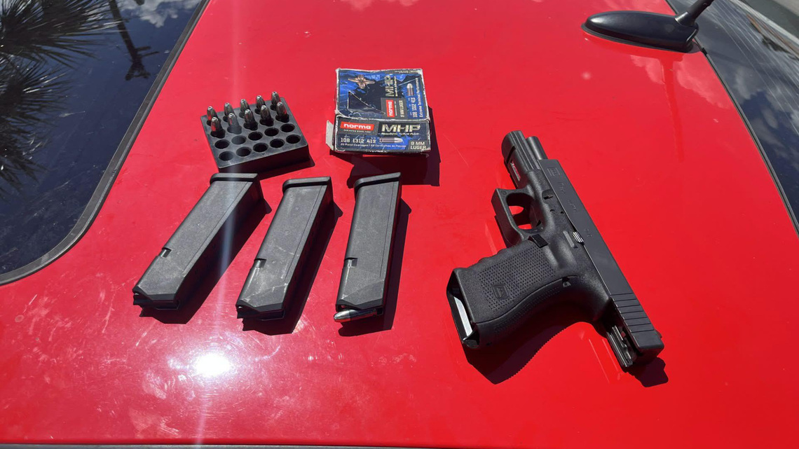 High schooler arrested for bringing handgun, ammunition to school