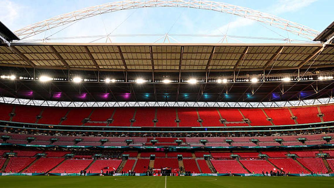 The two FA Cup finalists teams will meet under the arch. | The FA/The FA/Getty Images 