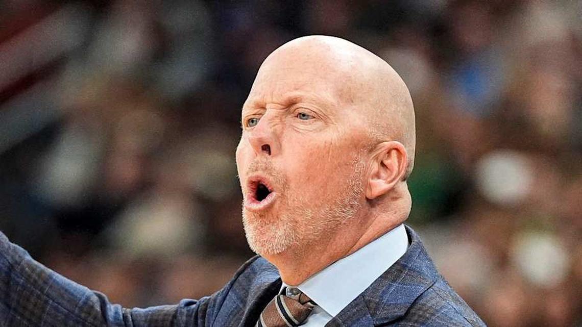  UCLA head coach Mick Cronin reacts to a play against Michigan State during the first half of Big Ten tournament quarterfinal at United Center in Chicago on Friday, March 13, 2026. | Junfu Han / USA TODAY NETWORK via Imagn Images 