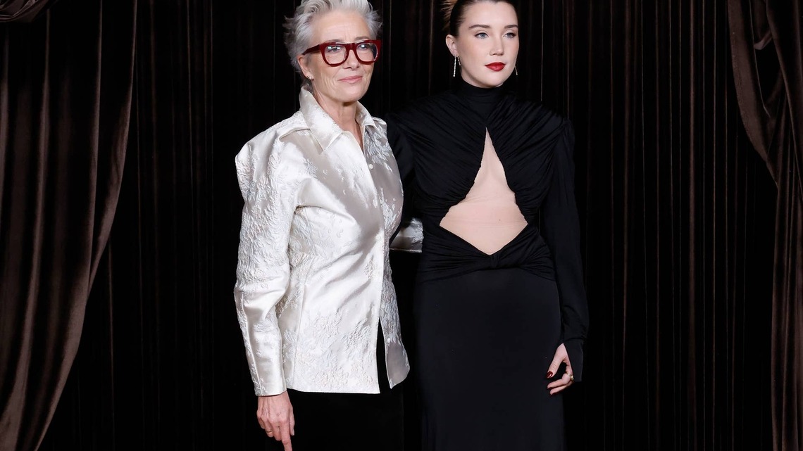 Emma Thompson's Lookalike Daughter Gaia, 26, Turns Head in Daring Black Cutout Dress at Albies 