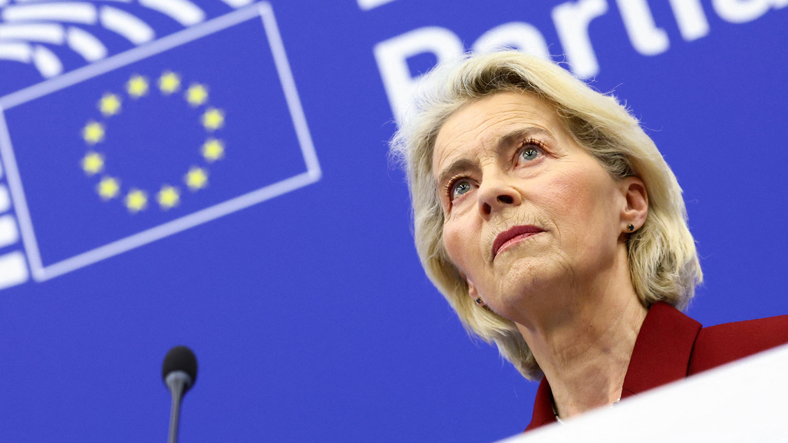 EU to disburse €3.3 billion to Ukraine to procure missiles and drones, von der Leyen says 