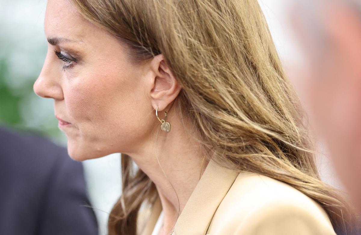 Britain's Catherine, Princess of Wales, during her visit for the launch of "Foundations for Life: A Guide to Social and Emotional Development", a new resource she's launching with The Royal Foundation Centre for Early Childhood, at the University of East London, in London, Britain, May 6, 2026. Chris Jackson/Pool via REUTERS