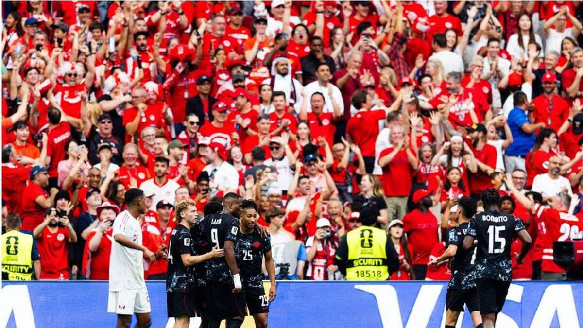  Canada played its best men's soccer game in history on Thursday. | Emma Ottosen/ISI Photos/Getty Images 