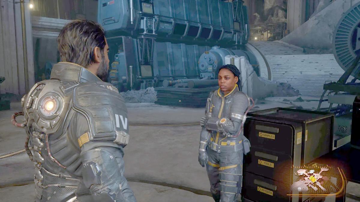 Between runs, players talk with the surviving members of Echelon IV, which includes Kayla who has a pivotal role in the game. (Sony Interactive Entertainment/TNS)