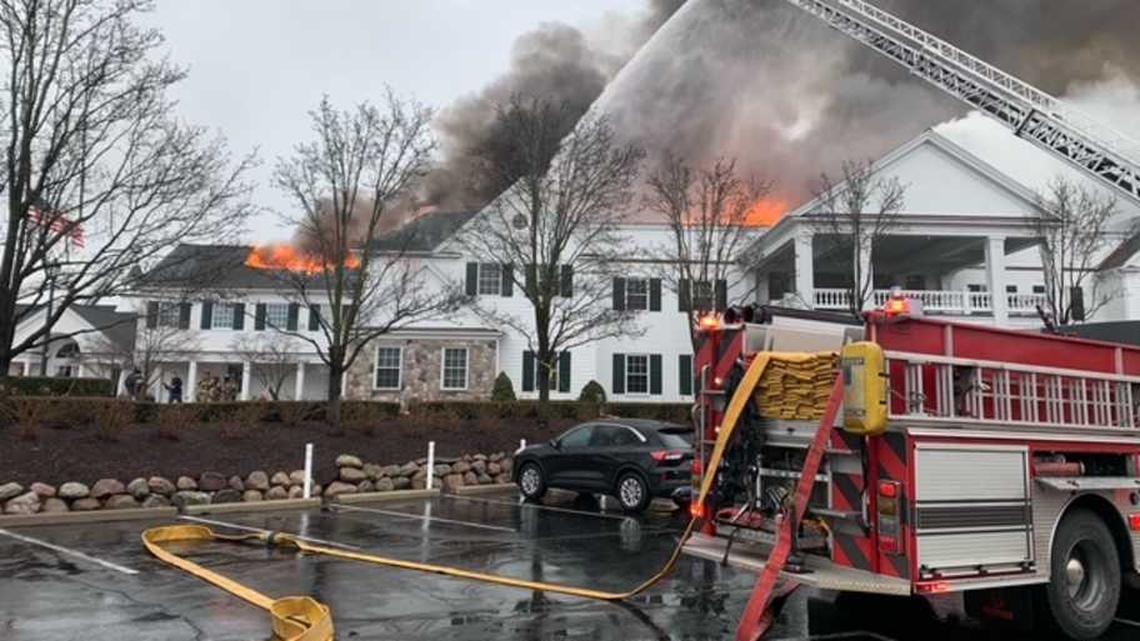  The fire began in the clubhouse's attic. | Courtesy photo 
