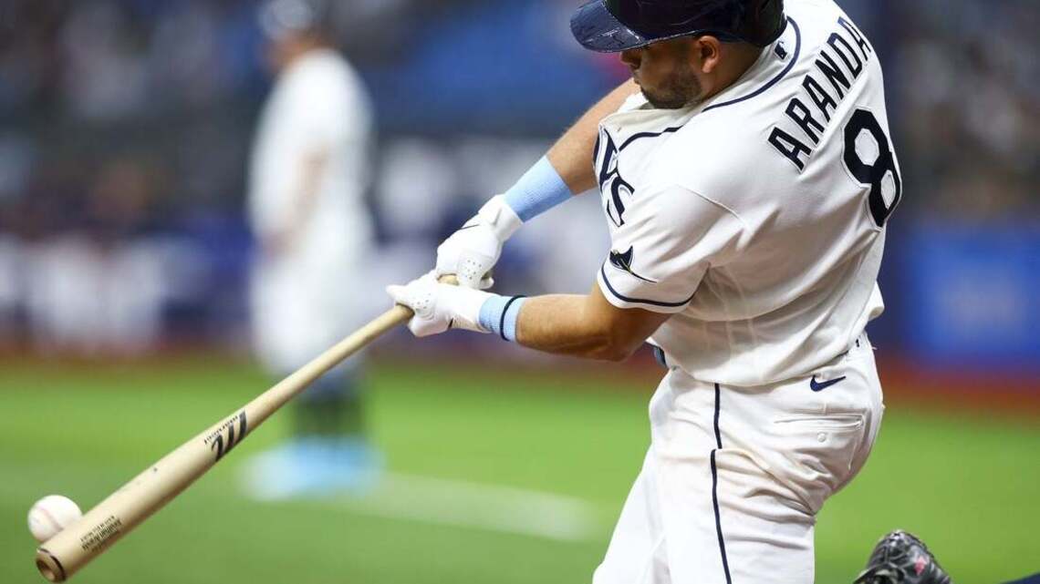 Aranda drives in three as AL East-leading Rays blank Yankees