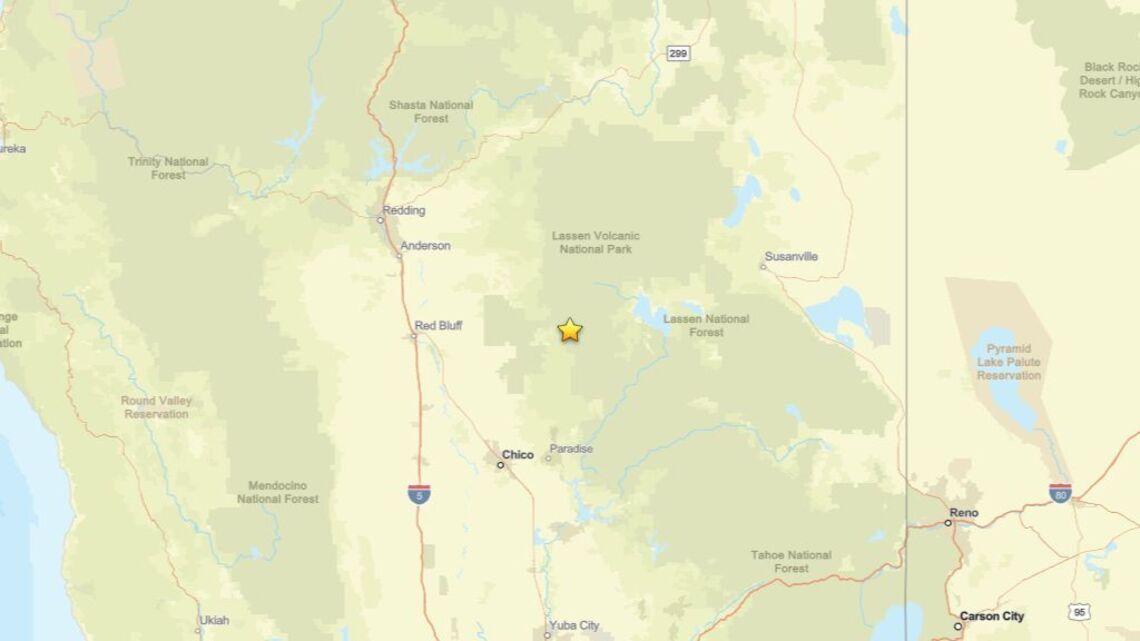 2.3 magnitude earthquake detected near Mineral, CA on June 15 