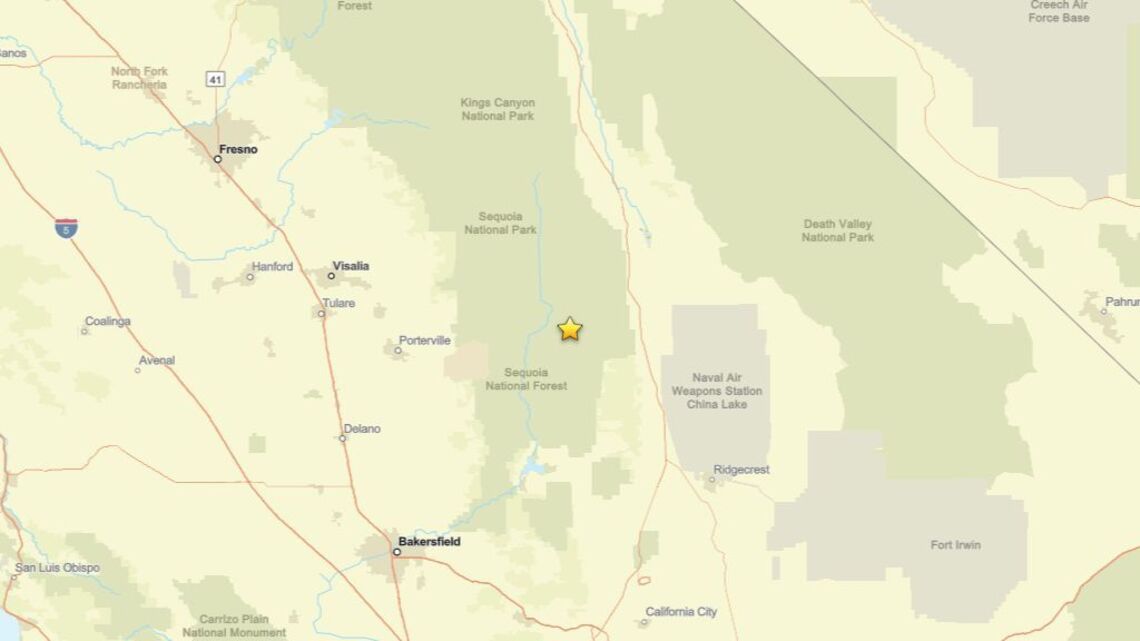 Update: Earthquake measuring 2.1 struck area near Olancha, CA on Aug. 8 