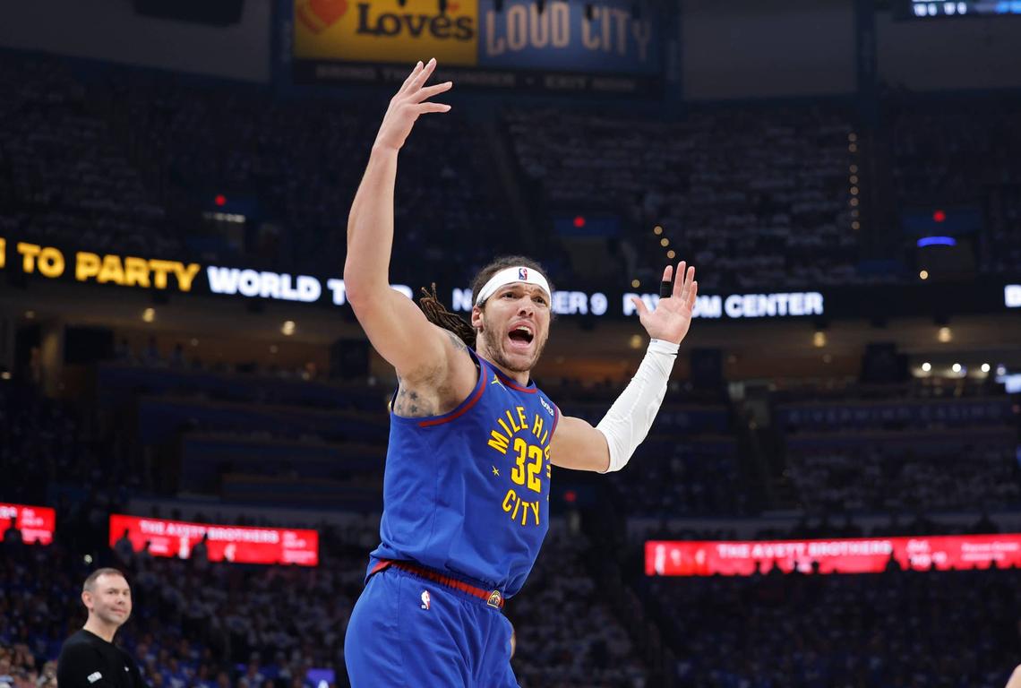  Denver Nuggets forward Aaron Gordon (32) Mandatory Credit: Alonzo Adams-Imagn Images