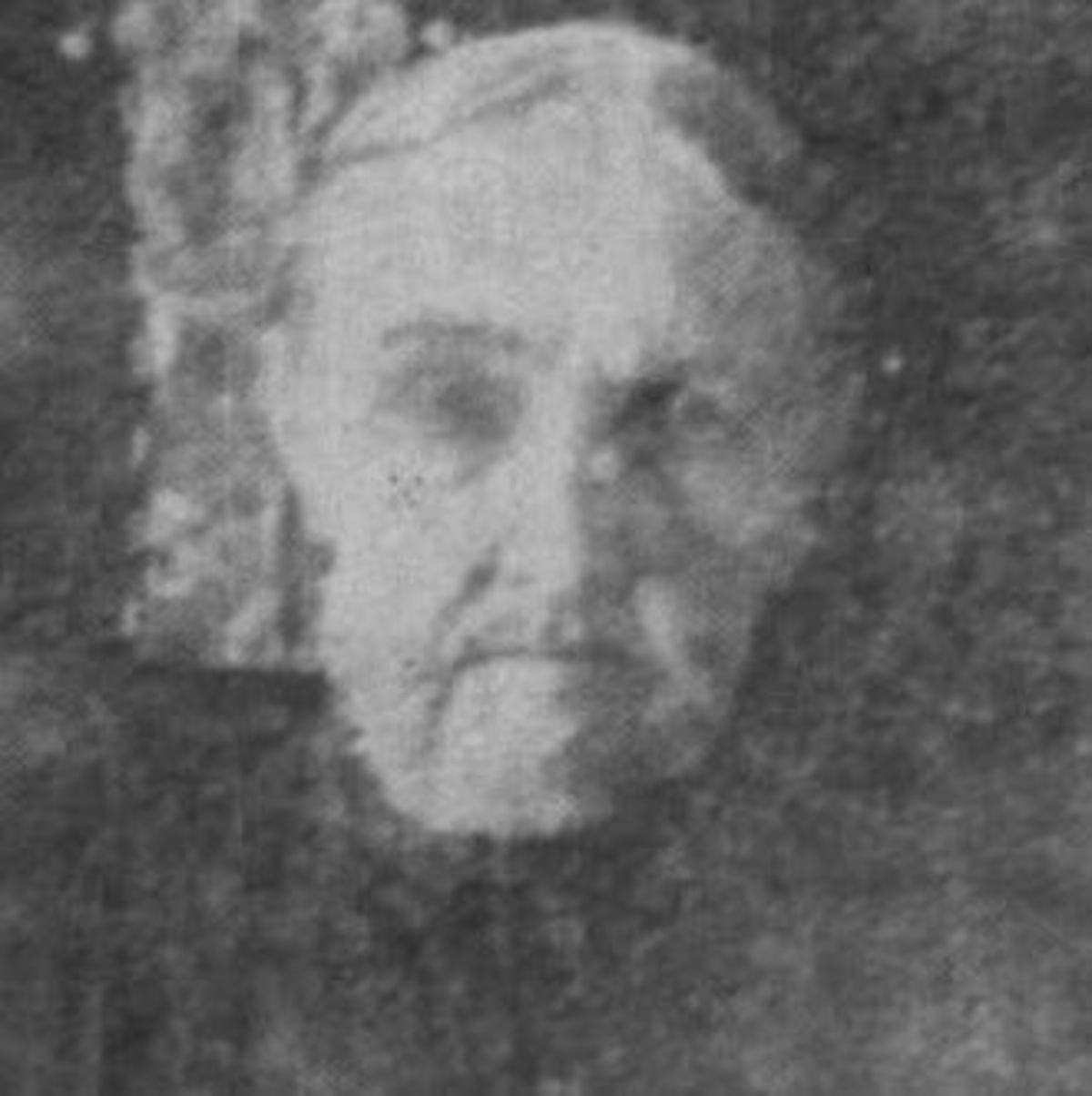 This 1918 photo shows Vitaline Bouvier Bouthillier Stringer, 77, a French-speaker born in Hemmingford, Quebec, Canada, in 1840. She's the maternal grandmother of Earl Roberts of Earl's Hideaway biker bar in Sebastian, Florida. Between 1861-67, Vitaline married Earl's maternal grandfather, John Stringer, also a French-speaking, Roman Catholic, resident of Hemmingford, Quebec, Canada. He was born in 1845 (unknown where) and his family immigrated from France (unknown year). He was a farmer. In 1867, the couple had their first of at least seven children, which was Earl's mother, Delia Loretta Stringer, born in Hemmingford, Quebec, Canada.