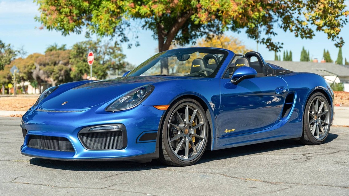 2016 Porsche Boxster Spyder for Sale With 13,800 Miles 