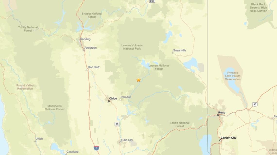 Earthquake of magnitude 2.1 registered near Belden, CA on March 24 