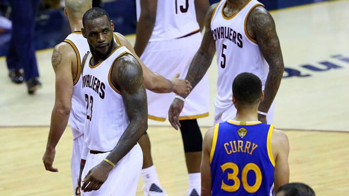  LeBron James notoriously refused to shake Dwight Howard's and Orlando Magic players' hands after losing in the 2009 Eastern Conference finals. | Ezra Shaw/Getty Images 
