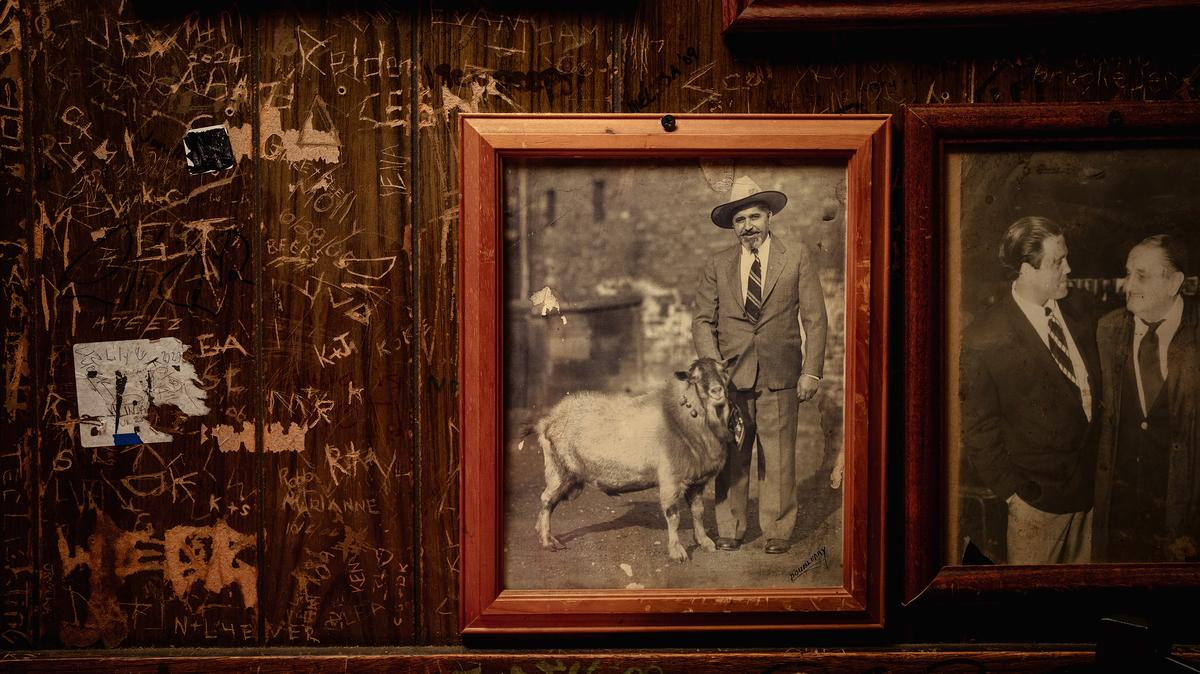 Photograph of William “Billy Goat” Sianis, founder of the Billy Goat Tavern, Wednesday, Feb. 18, 2026.