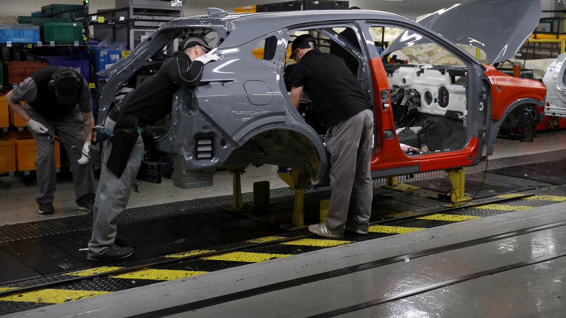 UK manufacturing activity cools despite stockpiling boost to output, PMI shows 
