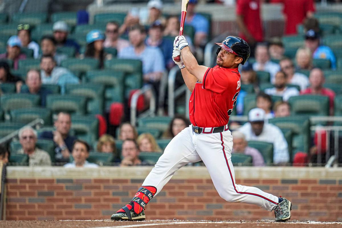  Atlanta Braves catcher Drake Baldwin (30), Dale Zanine-Imagn Images