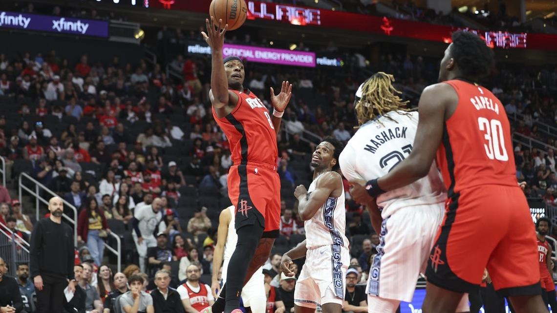 Rockets rest starters, rout short-handed Grizzlies 