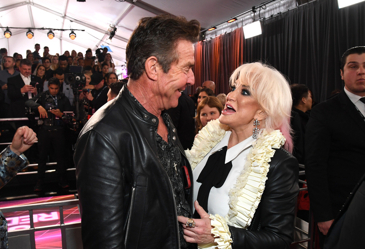 Dennis Quaid and Tanya Tucker attend the 62nd Annual GRAMMY Awards, 2020Kevin Mazur/Getty Images for The Recording Academy