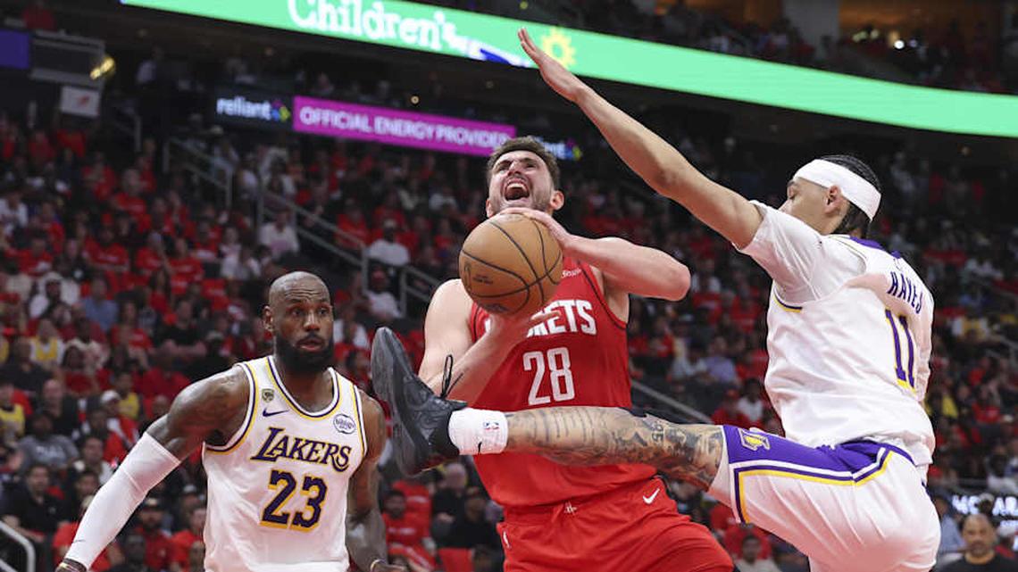  Houston Rockets Vs Los Angeles Lakers | Troy Taormina-Imagn Images 