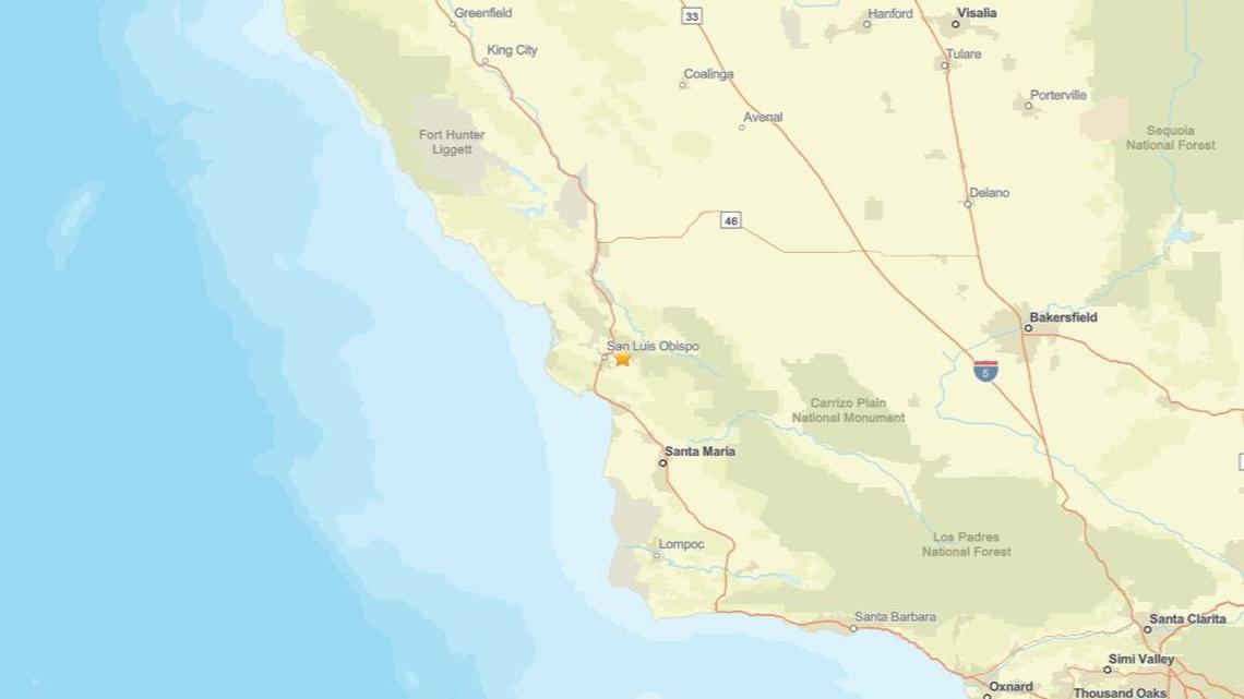 Earthquake of magnitude 2.2 recorded close to San Luis Obispo, CA on Feb. 10 