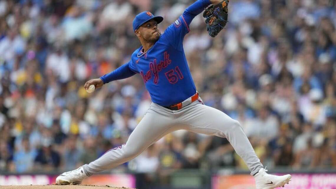 Mets scratch RHP Freddy Peralta ahead of trade deadline 