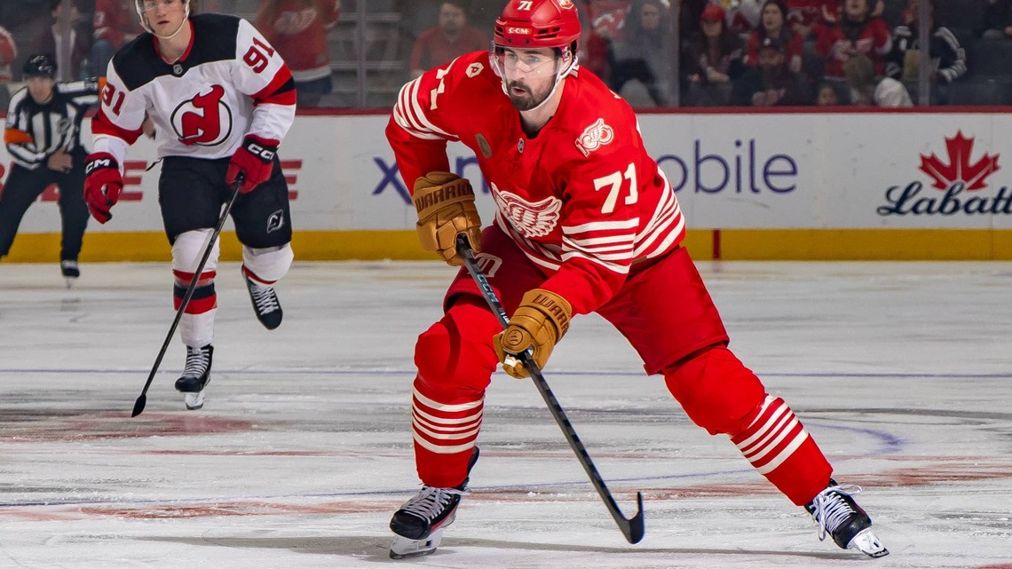 Red Wings Make Easy Call Stripping Dylan Larkin of 'C'