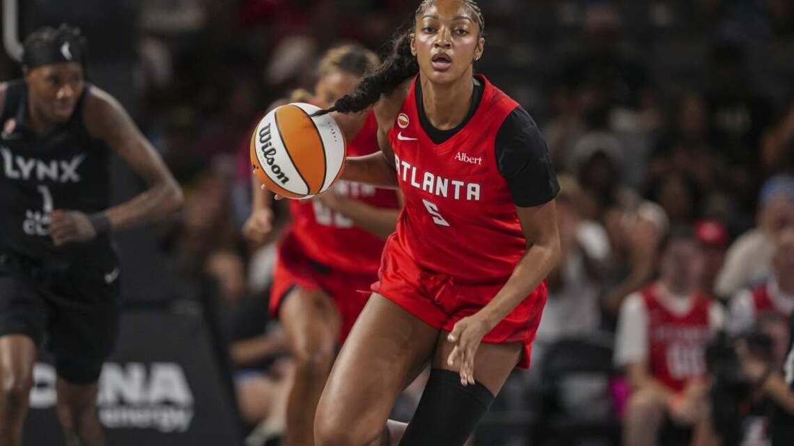 Angel Reese breaks double-double record, Dream defeat Lynx 