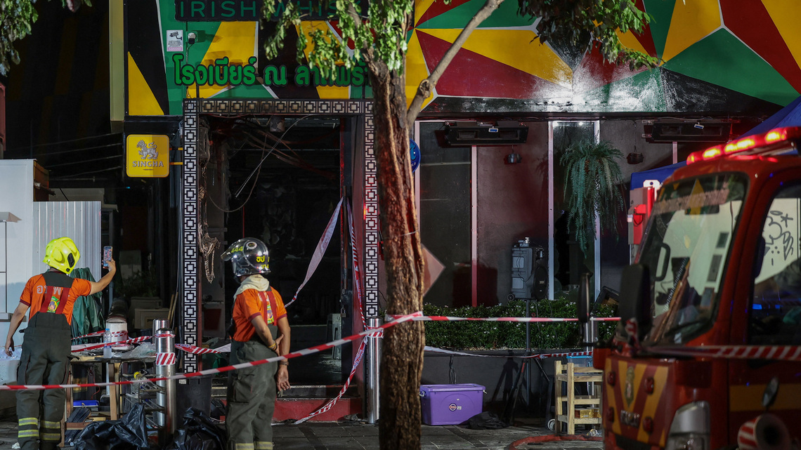 Bangkok pub fire kills at least 27 people, local rescuers say 