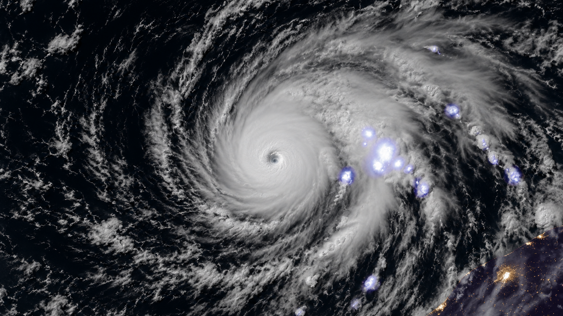 Hurricane Isaias Ignites Lightning Burst and 50-Foot Gulf Seas After Record Hurricane Lull 