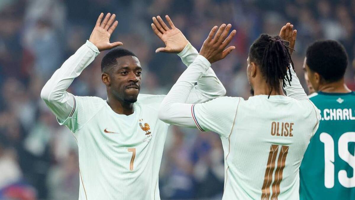  Ousmane Dembélé and Michael Olise feature in a star-studded attack. | Jean Catuffe/Getty Images 